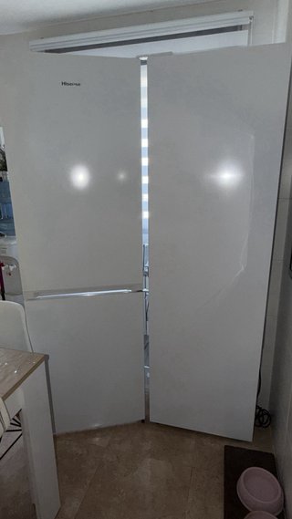 Nevera Hisense blanca