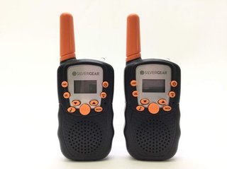 Walkie Talkie Silvergear Naranja y Negro