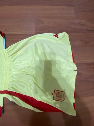 Set sportivo Spagna Adidas giallo e rosso
