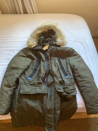 Parka verde * CREMALLERA ARREGLAR