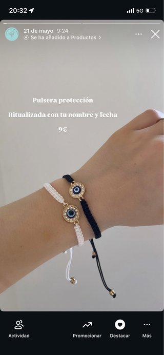 Pulsera Ojo Turco Negra o Blanca