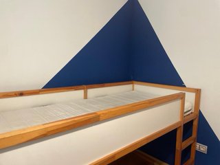 Cama Kura 90x200 reversible blanco pino