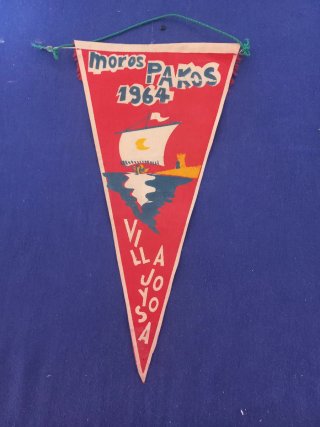 Banderín Moros Pakos 1964 Villajoyosa