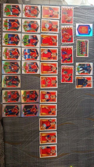 Cromos Selección Española Fútbol