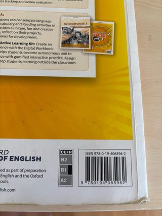 Libro Inglés Oxford Synchronize 3 Workbook