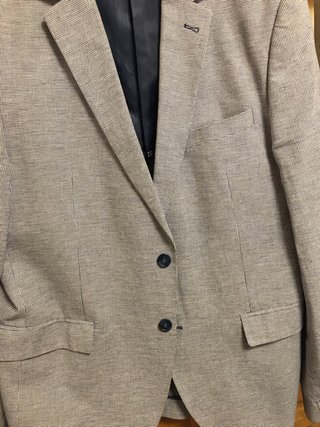 Americana Caballero Algodón Talla 54 Verano