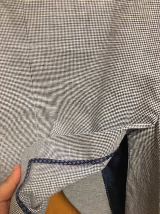 Americana Caballero Algodón Talla 54 Verano