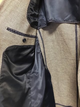 Americana Caballero Algodón Talla 54 Verano