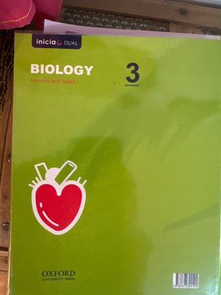 Biology 3 Secondary Humans and health I