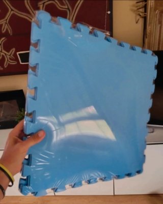 Confezione da 2, 16 piastrelle per pavimento piscina 50x50