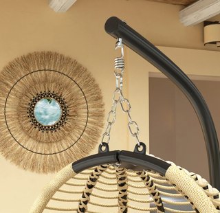 Silla Colgante Cesta Plegable Soporte
