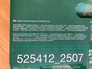 Lijadora de banda estacionaria PSBS 240 C2