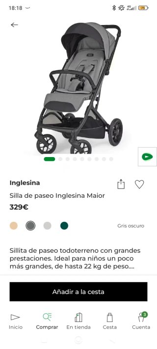 Silla de paseo Inglesina Maior