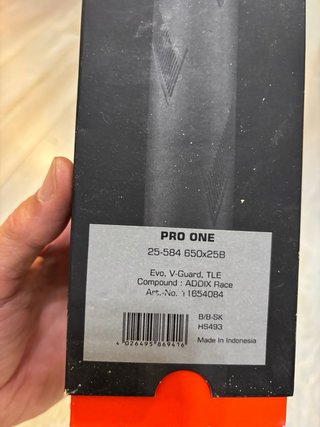 Neumático Schwalbe Pro One Tubeless