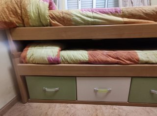 Cama nido 200x90 con cajones