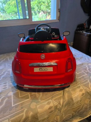 Coche eléctrico infantil Fiat 500 Rojo