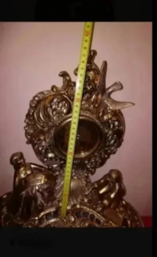 Reloj de sobremesa bronce figuras