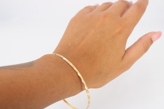 Pulsera Oro 18K Caña