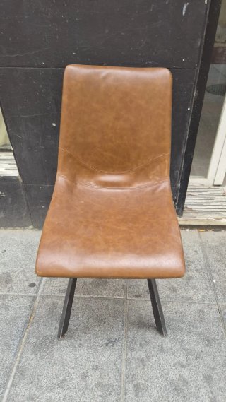 Sillas comedor polipiel marrones