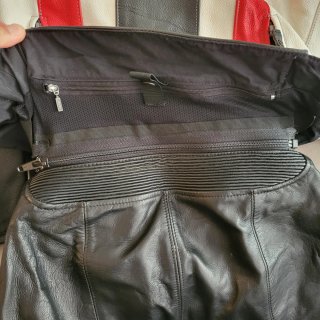 Traje de moto SPIDI Fitforlady negro, rojo, blanco