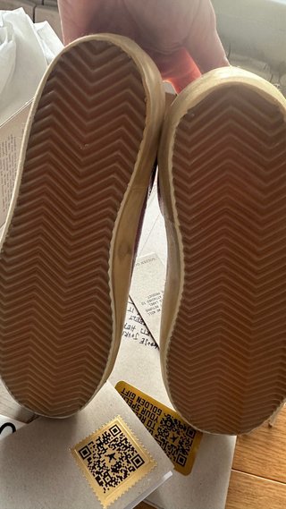Golden Goose Superstar Glitter Rosa Oro