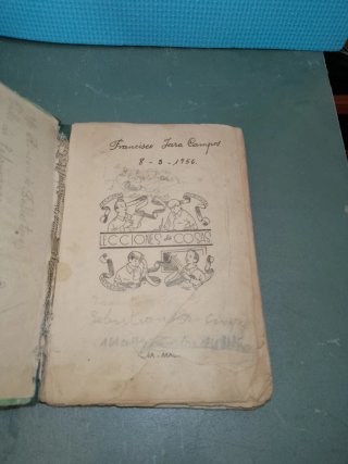 ANTIGUO LIBRO DE TEXTO - LECCIONES DE COSAS