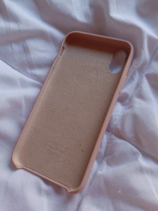 Funda Silicona iPhone X/XS Rosa Apple