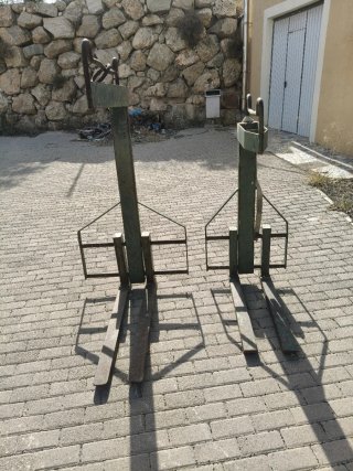 Pinzas cargadoras de palets