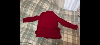 Abrigo acolchado mujer rojo