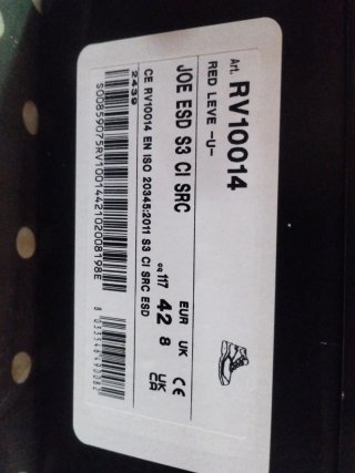 Botas Seguridad U Power Talla 42