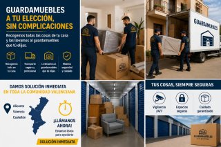 Guárda muebles hacemos el traslado a cualquier sit