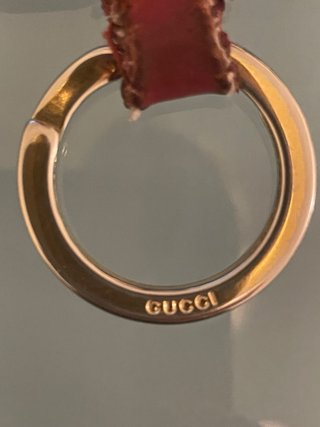 Portachiavi Gucci Cuore Rosso Vernice