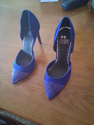 Zapatos de tacón Even&Odd azul/morado
