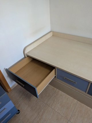 Cama nido 90x190 con cajonera
