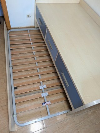 Cama nido 90x190 con cajonera