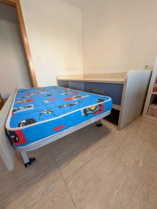 Cama nido 90x190 con cajonera
