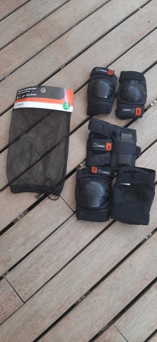 Set 3 protectores patinaje