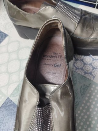 Zapatos mujer grises talla 38