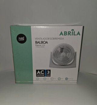 Ventilador 50W Abrila Modelo Balboa de Sobremesa