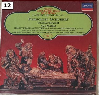 LOTE VINILOS CLÁSICA – MÚSICA SACRA, CORAL Y VOCAL