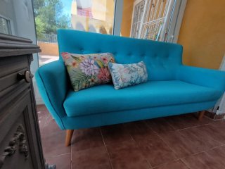 Sofá 3 plazas estilo nórdico