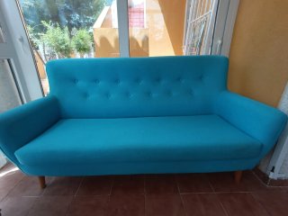 Sofá 3 plazas estilo nórdico