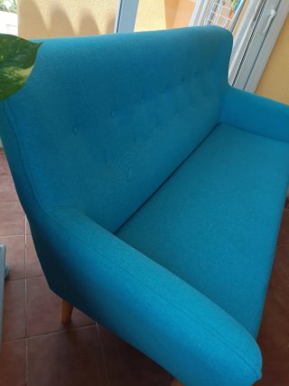 Sofá 3 plazas estilo nórdico