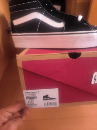 Vans Sk8-Hi Plataforma Talla 42.5