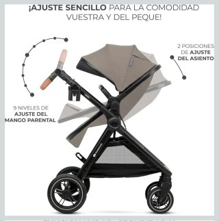 Kinderkraft ESME Silla de paseo Reversible 3 en 1