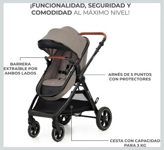 Kinderkraft ESME Silla de paseo Reversible 3 en 1