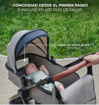 Kinderkraft ESME Silla de paseo Reversible 3 en 1