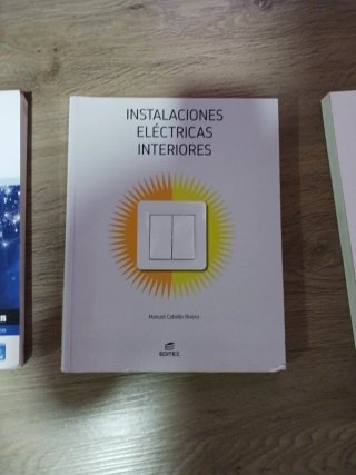 Lote libros grado medio instalaciones electricas