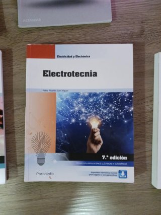 Lote libros grado medio instalaciones electricas
