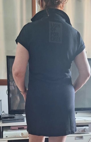 Vestido Negro Lion of Porches Talla M